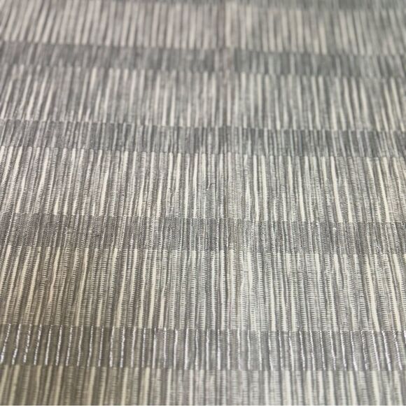 RACHEL Rachel Roy Silver Metallic Placemats Set of 8 - Picture 2 of 5